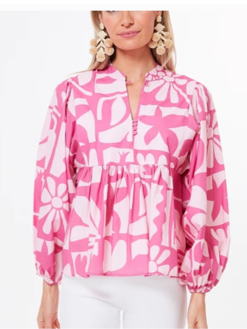 OLIPHANT Cotton Twiggy Blouse Women’s Medium